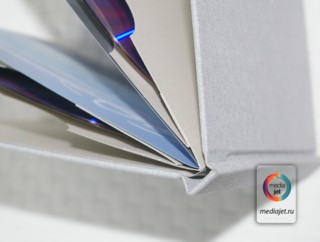 корешок диджибука CD-формата, с буклетом на скрепке, конвертом под 2 диска